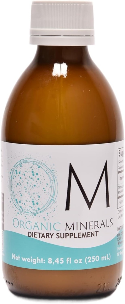 Ormus Organic Minerals 250 mL - Ormus Pure Premium - Concentrated - Minerals from deep Atlantic Waters - Monatomic - 1 Unit