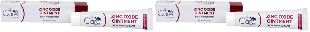Dynarex Zinc Oxide Ointment Tube, 2 Ounce (Pack of 2)