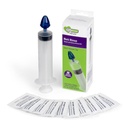 Ezy Dose Sinus & Allergy Relief Syringe, Nose Rinse Kit, 10 Saline Packets | Nasal Irrigation for Sinus Pressure & Congestion Relief, Easy to Use for Clean Breathing at Home or Travel, BPA Free