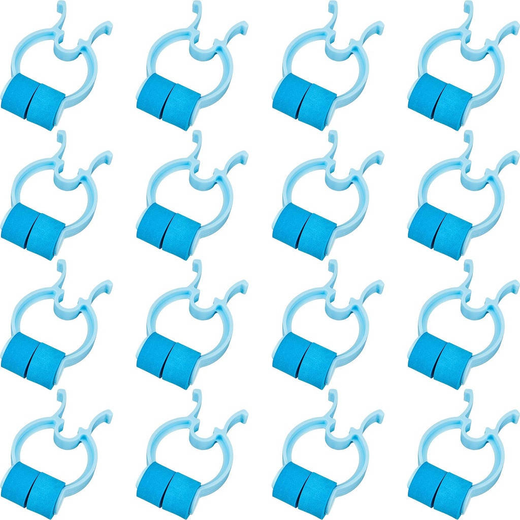 16 Pieces Nose Clips Stop Nosebleeds Epistaxis Clip Nose Nasal Stopper Plastic Foam for Adult Accidental Emergency Condition