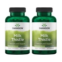 Swanson Milk Thittle (Standardized) - Βότανο συμπλήρωμα στήριξης ήπατος w/ 80% Silymarin - Φυσική φόρμουλα Βοηθώντας στη διατήρηση της συνολικής υγείας & ευεξίας - (120 κάψουλες) (2 Pack)