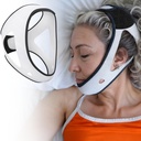Small Chin Strap for Sleeping | CPAP Chin Strap in 2 Sizes | Corrects jaw position, improves airflow, breathable stretch fit, white, for CPAP users