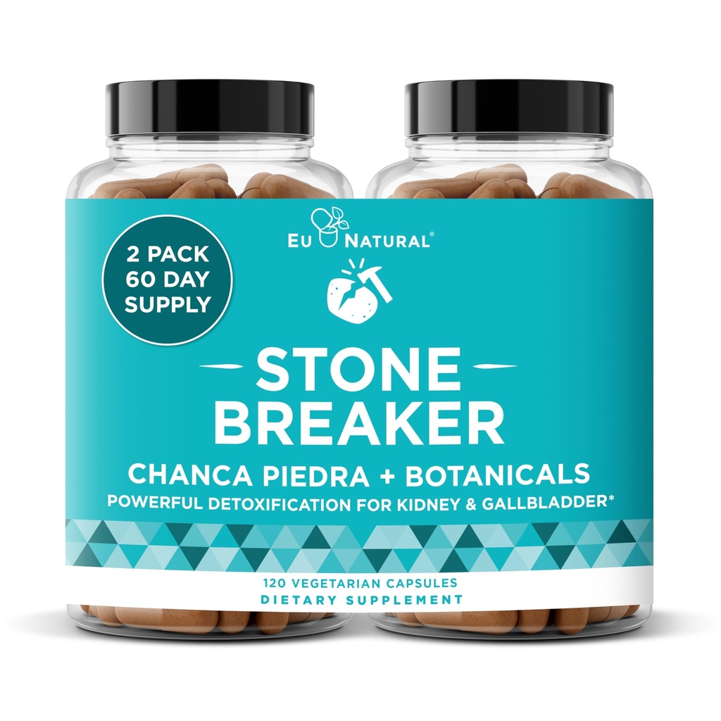Chanca Piedra Stone Breaker - The Original Stone Breaking Formula with Celery Seed & Parsley - Supports Kidney, Gallbladder & Urinary Tract Cleansing to Help Flush Impurities - 120 Vegetarian Capsules