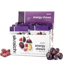 Skratch Labs Energy Chews, Gel Alternative, Grape, 10 Pack | Gummies for running, cycling & endurance, quick carbs for athletes, easy to digest, real fruit, gluten free, vegan