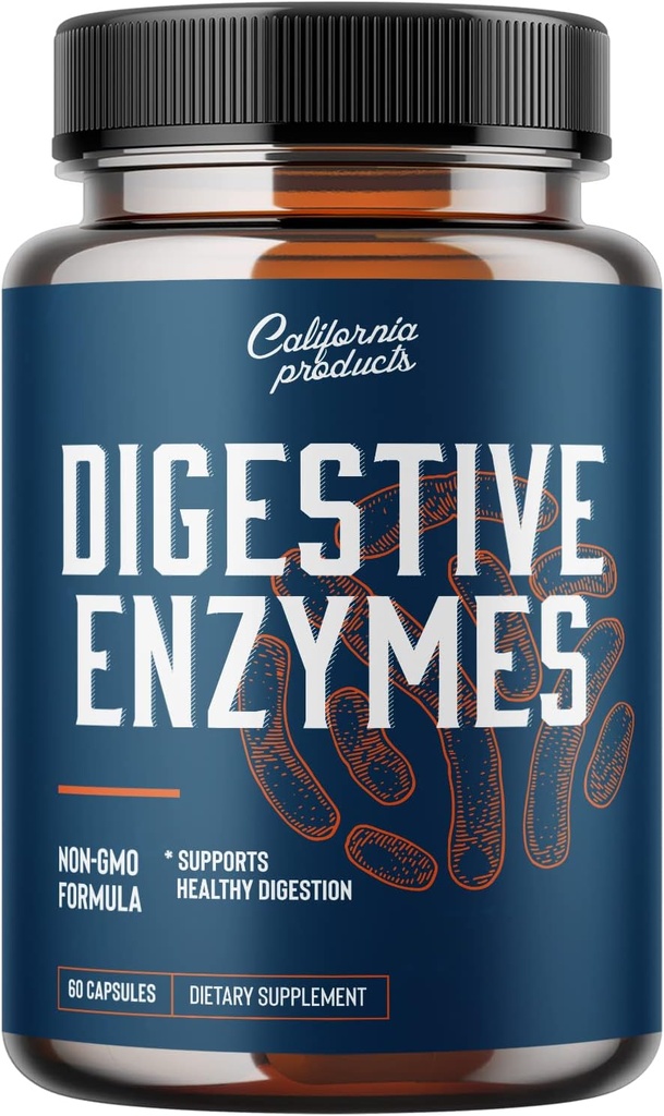Digestive Enzyme Supplements for Gut Health - Pancreatin Digestive Enzymes for Digestion Upset Stomach Relief and Laky Gut Repair - Pure Enzymes Digetion Supplement Γυναίκες και άνδρες