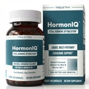 HormonIQ - Hormone Balance for Women & Men Over 40 | Pregnenolone 50mg, DHEA 25mg & DIM 150mg for Energy, Mental Clarity & Healthy Aging Support - Clinically Studied Ingredients, Vegan (60 Capsules)