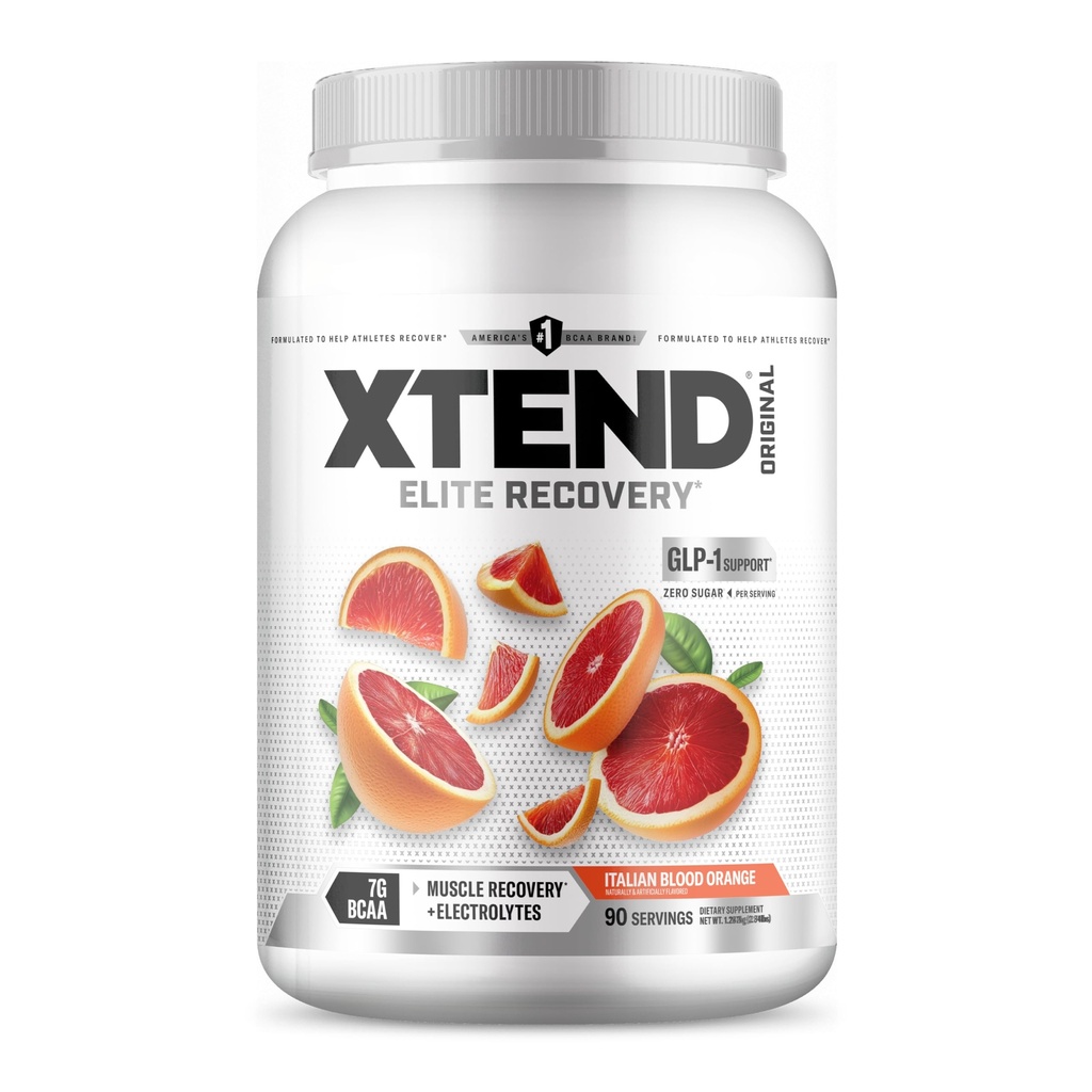 Xtend αρχική BCAA σκόνη 7g BCAA και 2.5g L-Γλουταμίνη, ζάχαρη δωρεάν μετά την προπόνηση μυϊκή ανάνηψη ποτό με Αμινοξέα για άνδρες και γυναίκες, 90 εξυπηρετούν