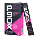 BODi Beachbody P90X Energy Sticks – Fast Acting Energy with 150mg ATP-X, 200mg Caffeine, 200mg L-Theanine & 300mg BCAAs – 0g Added Sugar, Gluten-Free – 10 Servings - Strawberry Watermelon