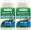 Best Naturals Βιταμίνη Β1 ως Thiamine Mononitrate 500 mg δισκία (120 Count (Pack of 2))