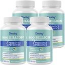 Probiotics for Women and Men, 300 Billion CFU 24 Strains Probiotics + 15 Organic Herbs Prebiotics Blend, Shelf Stable Gut Health Supplement for Digestive Immune & Whole-Body Health, 8 Month Supply