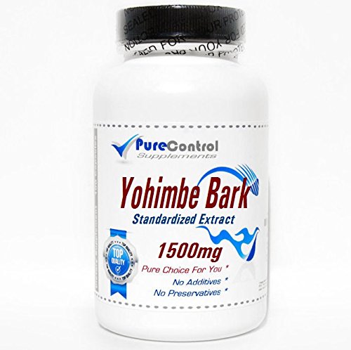Yohimbe Bark Standardized Extract 1500mg // 200 κάψουλες // Pure // by PureControl Συμπληρώματα