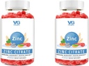 VITA GLOBE ψευδάργυρος Κιτρικό Gummies – 50mg ημερήσιο συμπλήρωμα ψευδαργύρου 