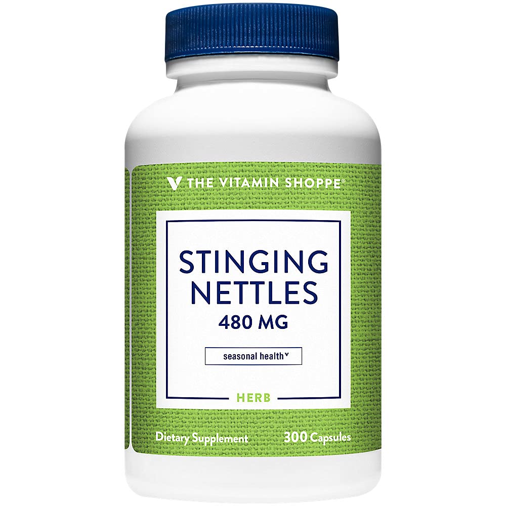 The Vitamin Shoppe Stinging Nettles 480 (300 Capsules) (300 Capsules)