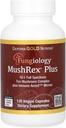 California Gold Nutrition Fungiology, MushRex Plus, Full-Spectrum Ten Mushroom Complex με Agaricus, Chaga, Cordyceps, και Lion's Mane, 120 Plantcaps