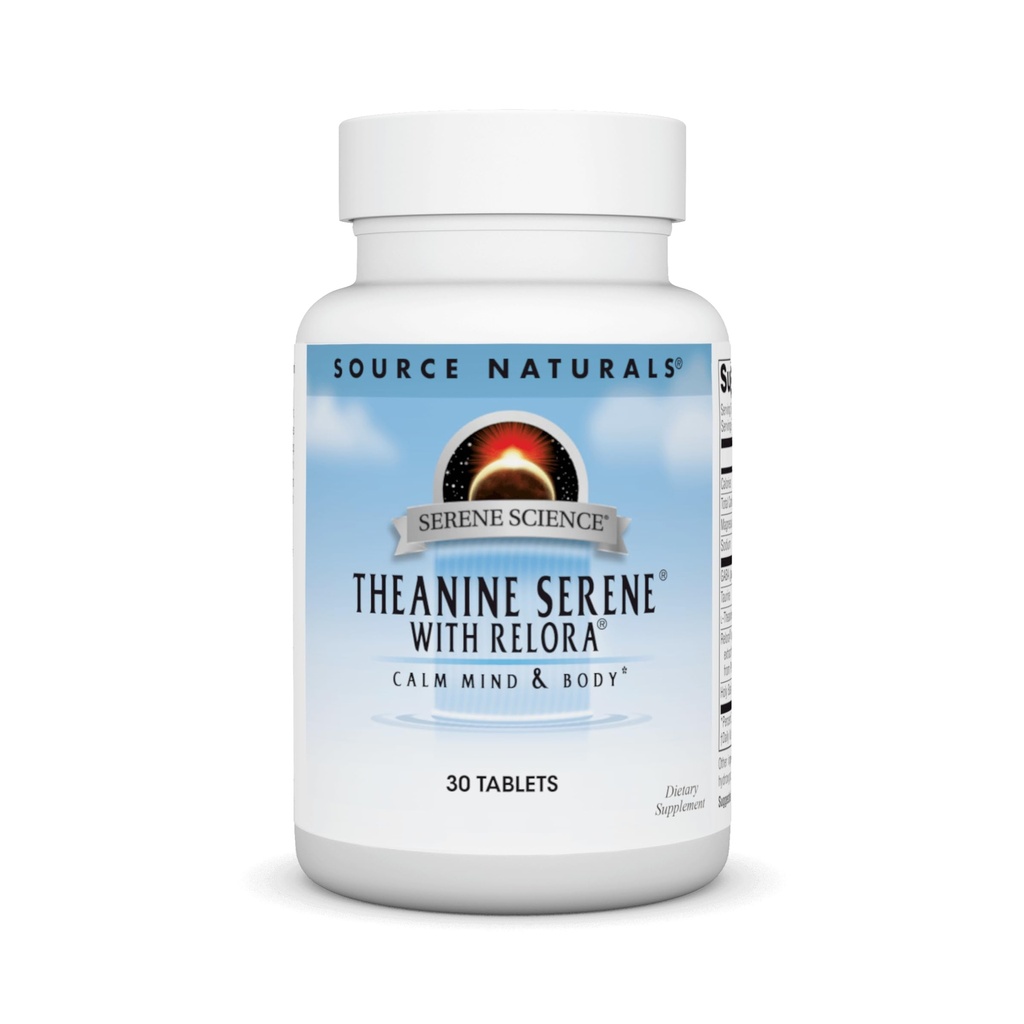 Serene Science Theanine Serene με Relora, Μαγνήσιο και GABA - 30 δισκία