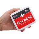 DMI First Aid Kit, Mini 20 Piece Kit, Small and Compact All Purpose Use for Minor Cuts and Scrapes, Durable Water Resistant Case, Convenient and Portable, White, 1 Count
