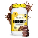 Isothority Whey Protein Isolate, Γάλα σοκολάτα, 2 lb - Ultra Απορροφήσιμη Διακλαδισμένη Αλυσίδα Αμινοξέα (BCAA) Σκόνη με 25g πρωτεΐνης ανά υπηρεσία, χαμηλής υδατανθράκων - Build Muscle & Accelerate Recovery