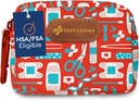 KeepGoing Travel First Aid Kit Kids, 60 Pc Mini First Aid Kit, TSA-Approved | Small First Aid Kit, Toddler First Aid Kit for Purse, Diaper Bag & Backpack, Latex-Free Bandages