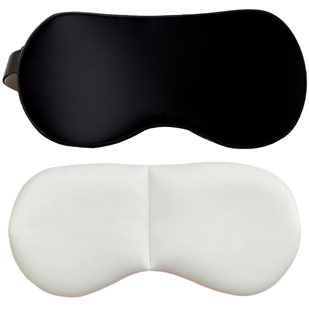 Natural Microwave Heated Eye Mask for Stye Eye Treatment -Moist Heat Warm Compress for Eyes -Premium Silk Eye Mask for Dry Eyes, Sinus, MGD-10 min Heat Therapy -Washable Cover & Adjustable Strap