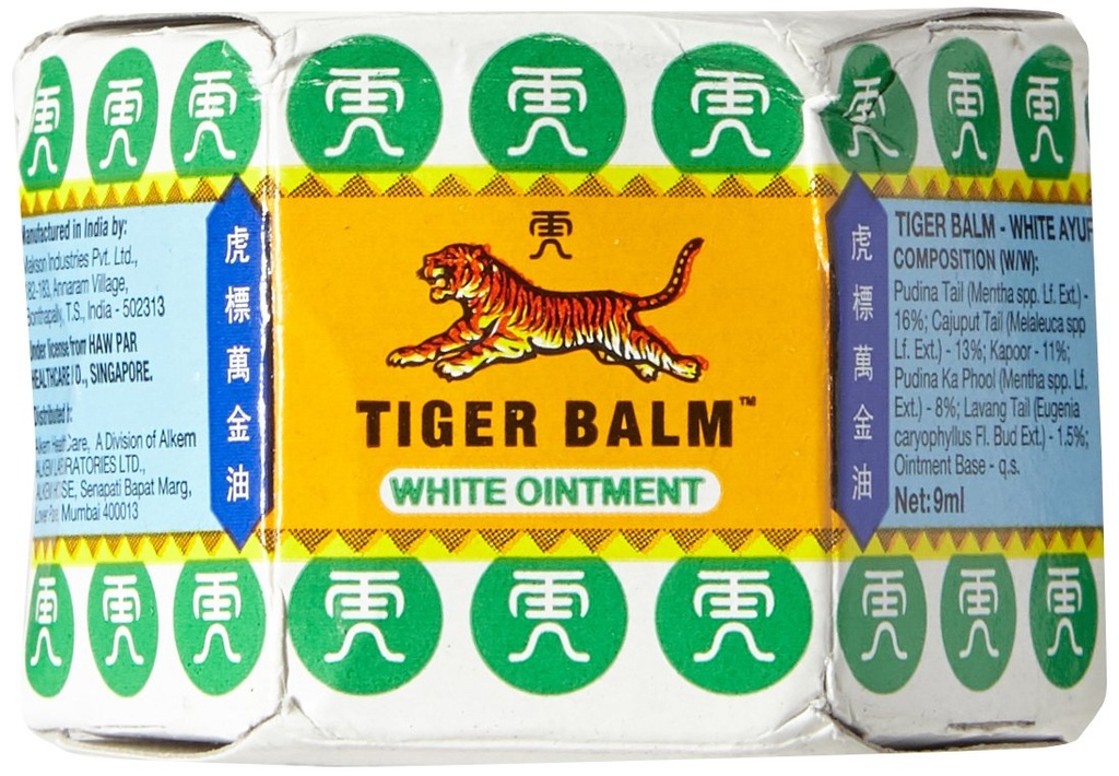 Tiger Balm White Ointment 21ml - Pack of 2