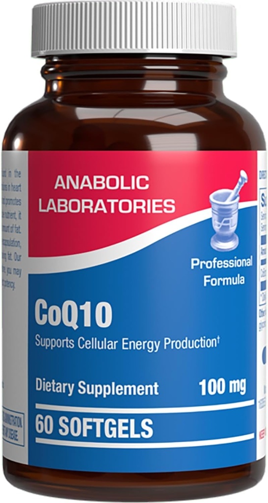 Υψηλή απορρόφηση CoQ10 100mg Softgels - Clinical Formula Coenzyme Q10 100mg για την ενέργεια της καρδιάς του δέρματος Αντιοξειδωτικό και την υποστήριξη του εγκεφάλου - Εύκολο στην κατάποση - Κατασκευάζεται στις ΗΠΑ σε εγκαταστάσεις cGMP - 60 υπηρεσίες