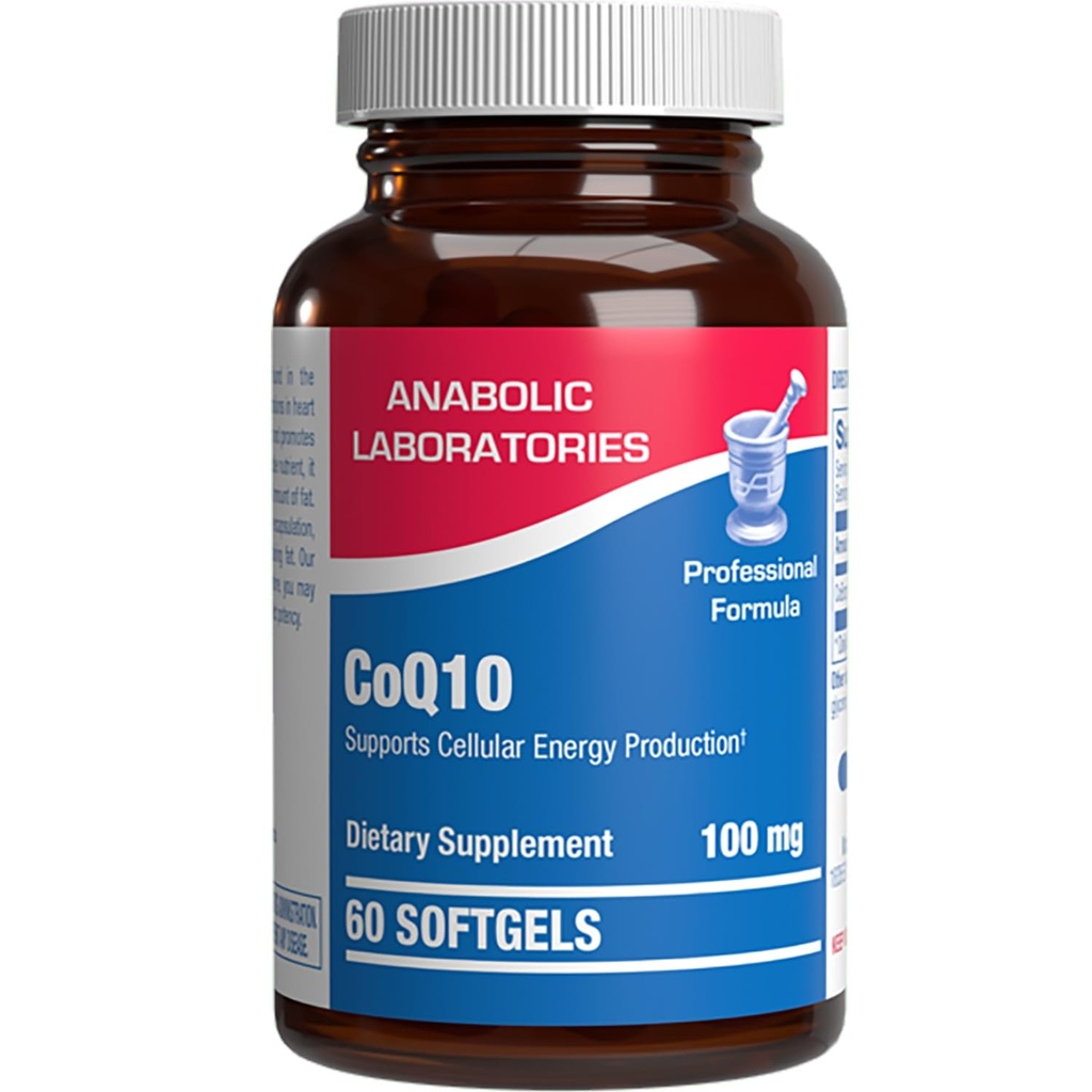 Υψηλή απορρόφηση CoQ10 100mg Softgels - Clinical Formula Coenzyme Q10 100mg για την ενέργεια της καρδιάς του δέρματος Αντιοξειδωτικό και την υποστήριξη του εγκεφάλου - Εύκολο στην κατάποση - Κατασκευάζεται στις ΗΠΑ σε εγκαταστάσεις cGMP - 60 υπηρεσίες