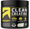 Ascent Clean Creatine Monohydrate Powder - 5G Per Serving, Creapure Supplement - Unflavored, 45 Servings
