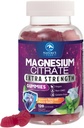 Συμπληρώματα κιτρικού μαγνησίου Gummies - Υψηλή Απορρόφηση Magnesium Gummy για ενήλικες & παιδιά, Magnesio Citrate Συμπληρώματα για οστά, μυϊκή υγεία, υποστήριξη καρδιάς, Vegan, χωρίς γλουτένη, μη GMO - 120 Gummies