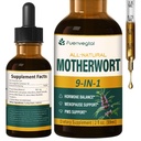 Herbal Liquid Drops, Natural Motherwort Extract for Hormone Balance, Menopause Support & PMS Support. 4oz
