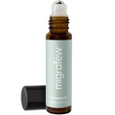 MigraFew Aromatherapy Migraine Roll On with Cooling Roller 0.33 fl oz by M3 | Made with Peppermint, Spearmint & Lavender Essential Oils for Head Tension & Pressur