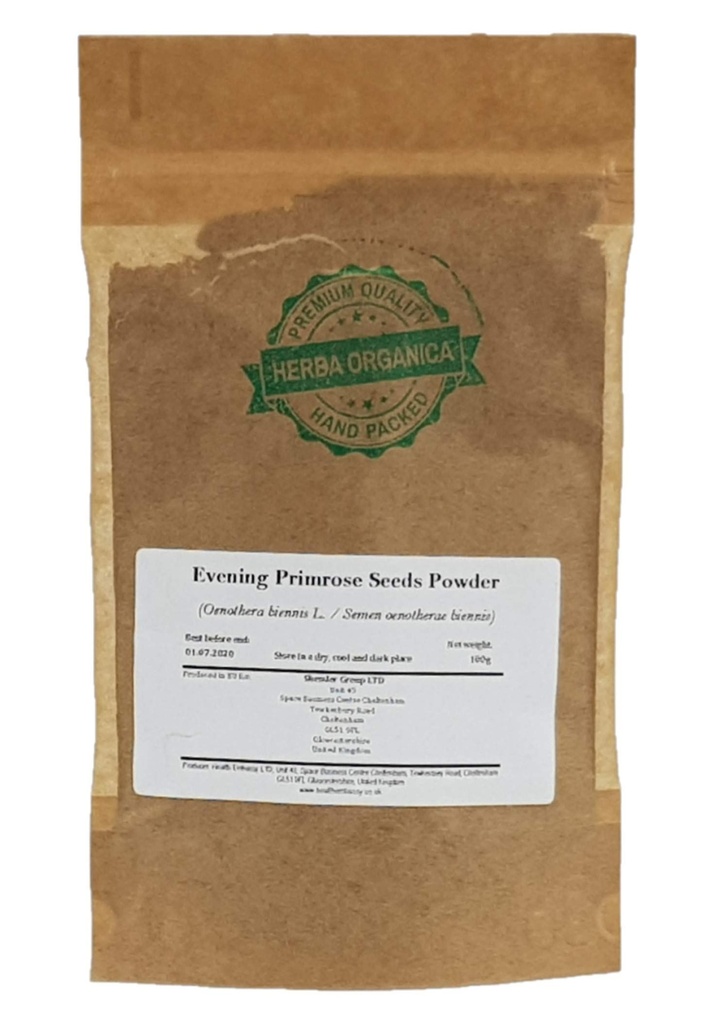 Evening Primrose Seeds Powder - Oenothera Biennis L (100g)