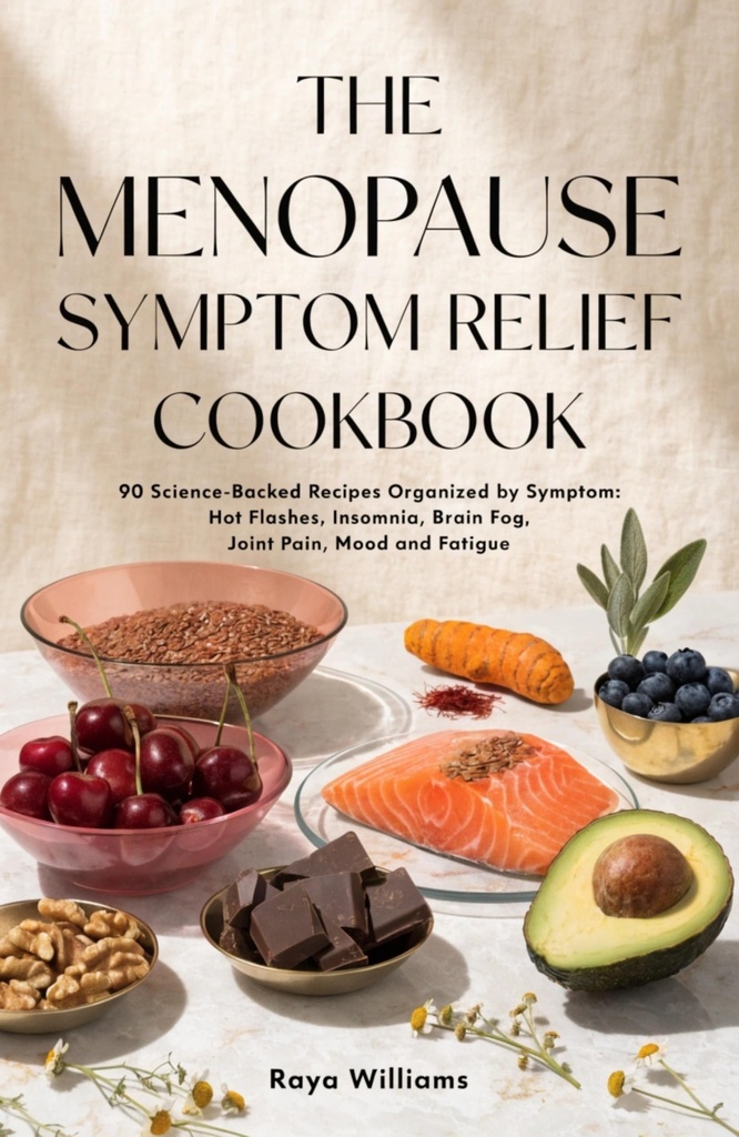 The Menopause Symptom Relief Cookbook: 90 Recipes Organized by Symptom — Hot Flashes, Insomnia, Brain Fog, Joint Pain and Mood