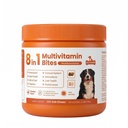 8-in-1 Multivitamin Bites for Dogs - Glucosamine, Chondroitin, Omega-3, Probiotics for Joint, Skin, Gut & Immune Support, Chicken Flavor, 120 Soft Chews