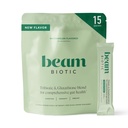 BEAM Biotic Probiotics for Women & Men – Gut Health for Women & Men, Digestive Health with Pre, Pro & Postbiotics + Glutathione, Daily Probiotic Drink for Bloating Relief, Watermelon, 15 Servings