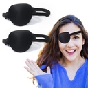 Eye Patches for Adults，2 Pcs Medical Eye Patches for Amblyopia Lazy Eye Patches for Left or Right Eyes，Black 3D Adjustable Eyepatch (Black)