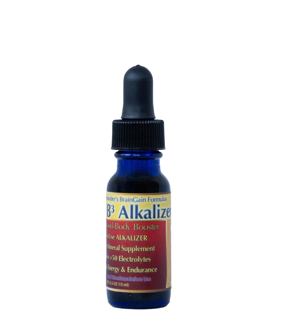 Fulvic & Humic Mineral Drops for Alkalizing & pH Balance, B3 Alkalizer | Organic fulvic & humic acid concentrate, add to water, 2-6 month supply