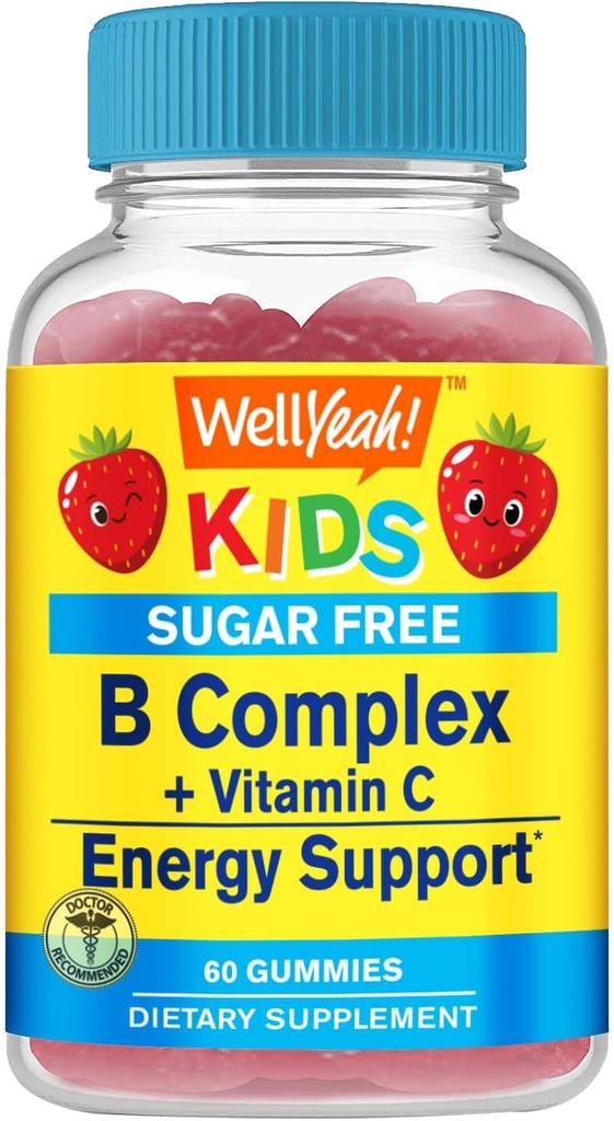 WellYeah Kids Vitamin B Complex Sugar Free Gummies 
