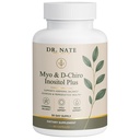 Dr Nate Myo & D-Chiro Inositol Plus | 1000 mg Myo-Inositol & 25 mg D-Chiro Inositol | Supports Hormonal Balance, Cycle Support & Insulin Support | Specially Formulated 40:1 Ratio | 60 Vegan Capsules