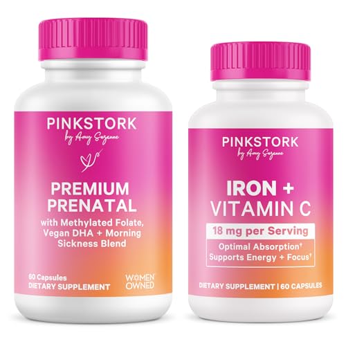 Pink Stork Premium Prenatal Iron Bundle