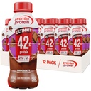 Premier Protein ULTIMATE 42g High Protein Shake, Chocolate, 12 Pack | 220 Calories, 2g Sugar, 24 Vitamins & Minerals, Supports Muscle Health, Gluten-Free, Protein Snack, 14 oz