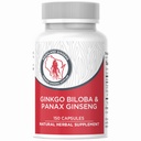 Dairyland Management Panax Ginseng + Ginkgo Biloba Capsules 150ct 1000 mg of Panax Ginseng, 60 mg of Ginkgo Biloba per Serving