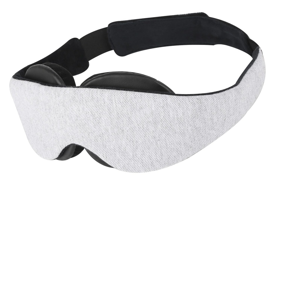 2026 Upgraded Sleep Mask for Dry Eyes, Moisture Goggles for Dry Eye Night, 100% Blackout Hydrating Sleep Goggles, Adjustable Strap, Soft Reusable Eye Mask for Sleeping & Travel – Grayish White