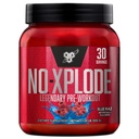 BSN N.O.-XPLODE προ προπόνησης σκόνη, συμπλήρωμα ενέργειας για άνδρες και γυναίκες με Creatine και Beta-Alanine, Γεύση: Blue Raz, 30 εξυπηρετούν