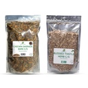 Herb To Body Blessed Thistle & Cascara Sagrada Bark Bundle | Wildcrafted Herbal Ingredients for Tea & Natural Blends | 4oz Each