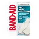 BAND-AID Brand Pro Heal 5 Day Protect Hydrocolloid Bandages, Assorted, 14ct | Advanced Healing for Wound Care, 100% Waterproof Ultra-Thin Hydrocolloid First Aid Bandages, Less Scarring v. Uncovered Wound