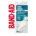 BAND-AID Brand Pro Heal 5 Day Protect Hydrocolloid Bandages, One Size, 10ct | Advanced Healing for Wound Care, 100% Waterproof Ultra-Thin Hydrocolloid First Aid Bandages, Less Scarring v. Uncovered Wound