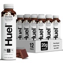 Huel Ready-to-Drink | Meal Replacement Shake| 20g High Protein Drink | Chocolate (16.9 Fl Oz - 12 Pack) Nutritionally Complete, Low Sugar (2g), High Fiber (7g), Plant Based, Vegan, Healthy