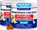 Probiotics for Dogs - 240 Chews - Dog Yeast Probiotic - Dog Probiotics | Dog Probiotics for Yeast, Itchy Skin and Itchy Ear - w/ Prebiotics, Digestive Enzymes - Gut Health Probiotic Chews for Dogs