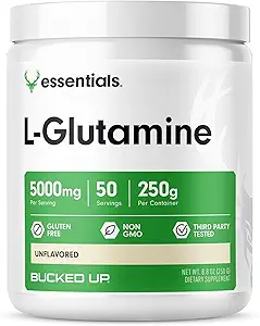 L-Glutamine (5000mg), Απαραίτητα (50 μερίδες, 250 γραμμάρια)