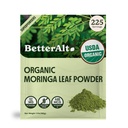 Better Alt Organic Moringa Powder, USDA Certified - Moringa Leaf Powder,Perfect for Smoothie,Tea, Drinks & Recipes, Green Superfood, Incept Moringa Olifera Powder- 225 Servings 2 lb